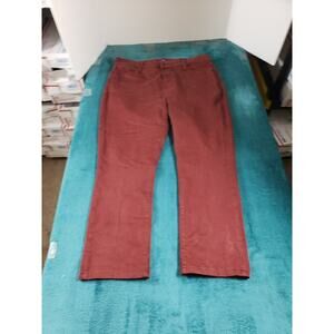 NYDJ Jeans Size 16 Womens Brown Pants Lift Tuck Ladies Mid Rise Legging USA